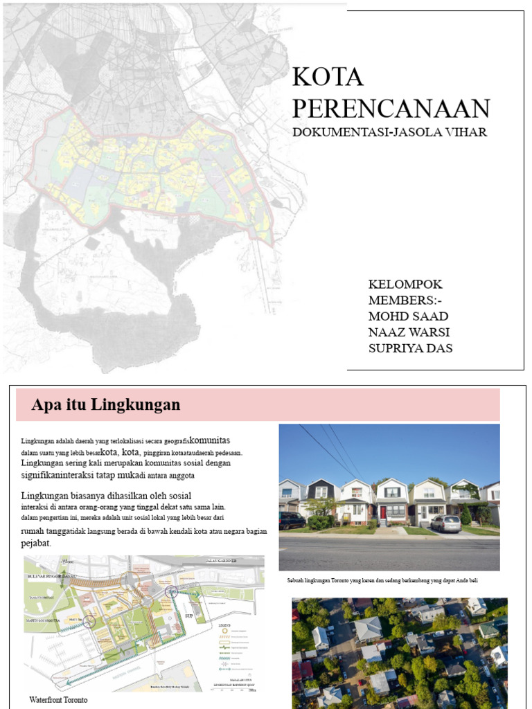 Rencana Lingkungan Jasola Vihar 2041 | PDF