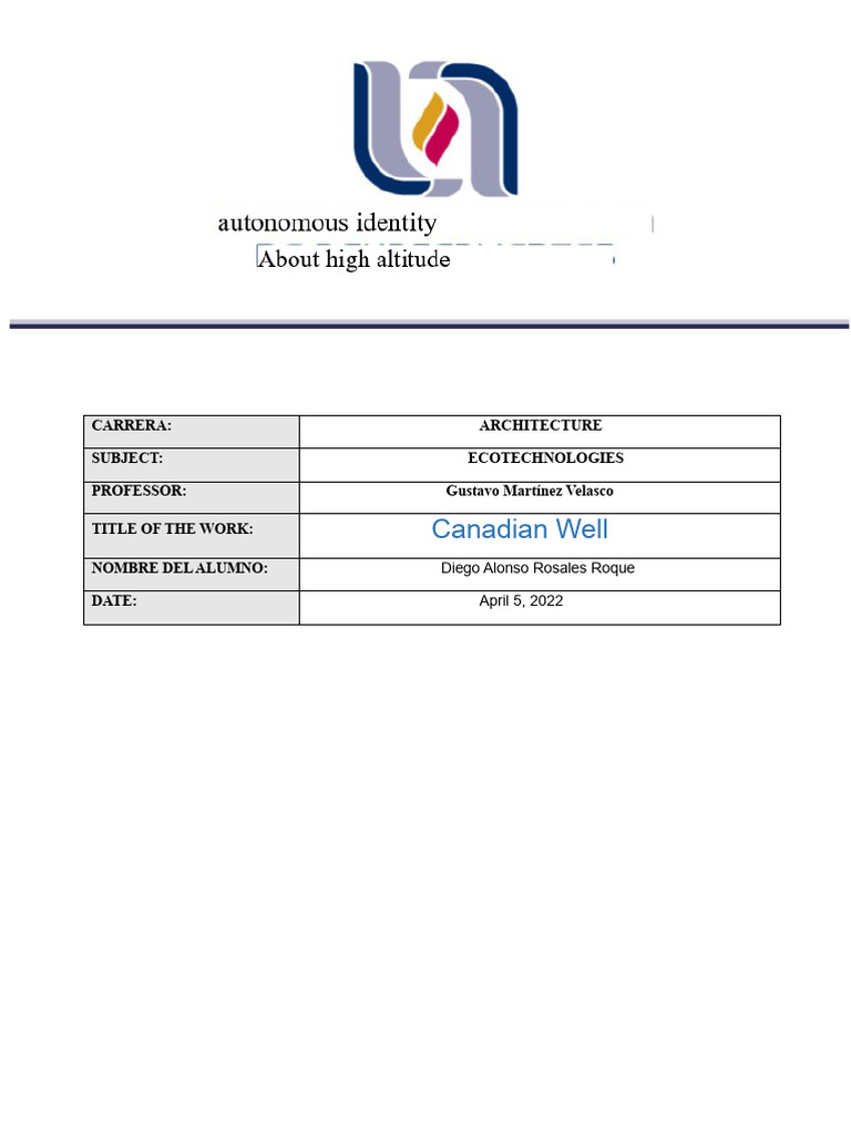 Canadian Well | PDF | Heat Exchanger | Soil