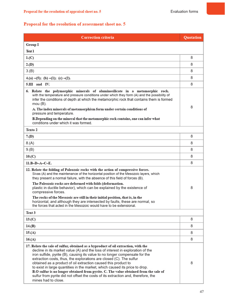 Odis11 Evaluation Sheet 5 Sol PDF | PDF | Porosity | Sulfur