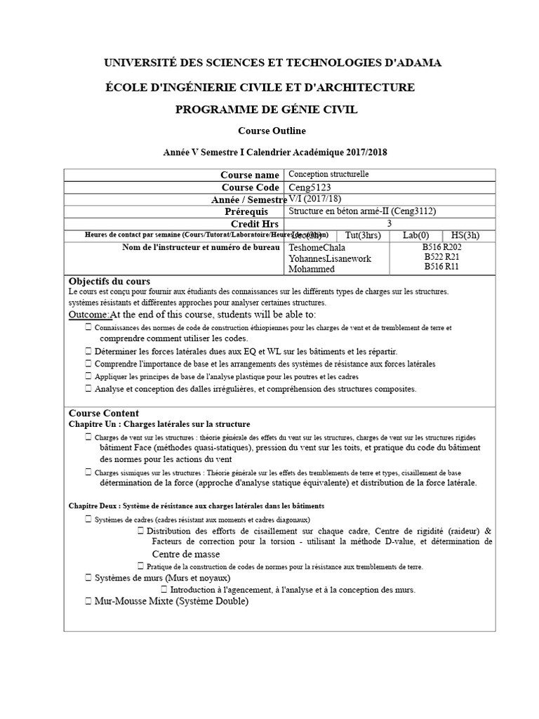 Conception Structurelle en Génie Civil | PDF | Résistance des matériaux ...
