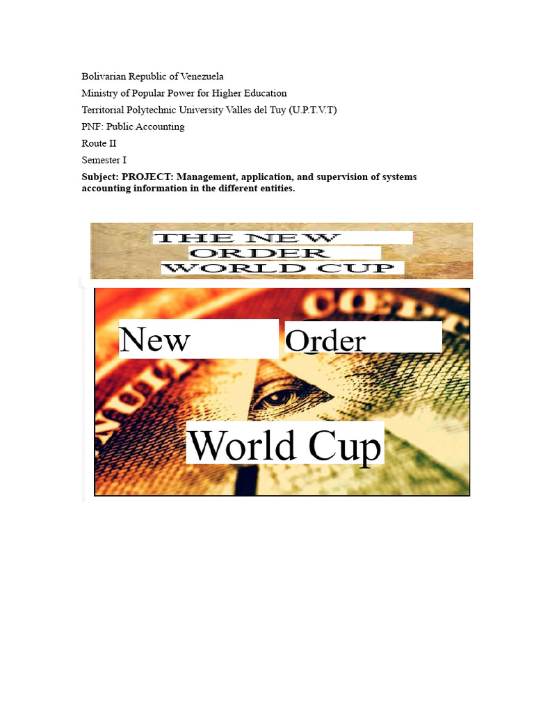THE NEW WORLD ORDER | PDF | Polarity (International Relations ...