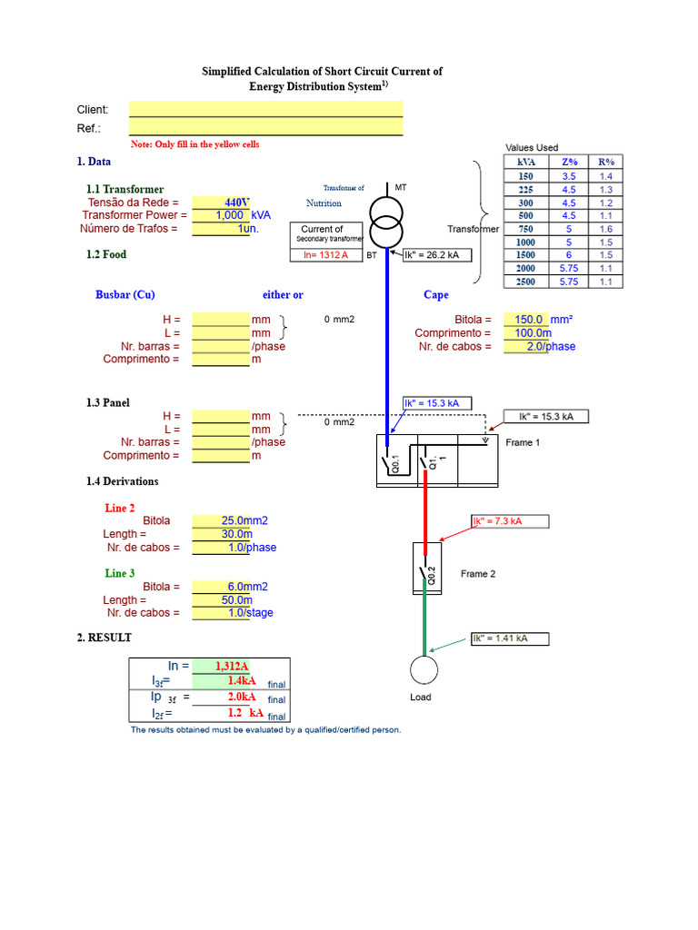 Simplified CC Calculation | PDF | Electrical Conductor | Electrical ...