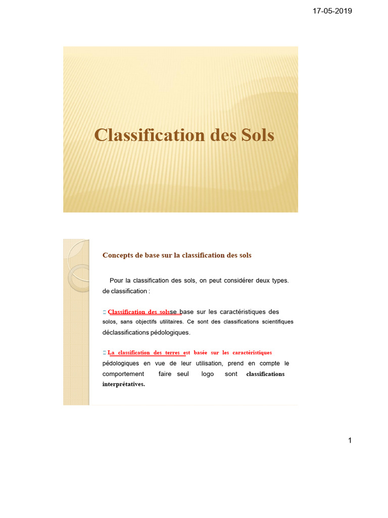 Classification des sols au Portugal | PDF | Sol (pédologie) | Calcaire