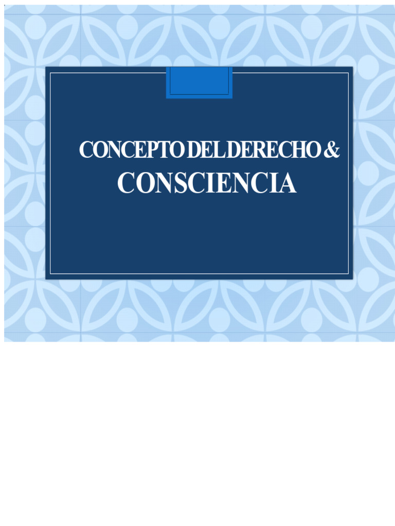 Ética-2-3-Derecho y Conciencia | PDF | La Ley natural | Estatuto
