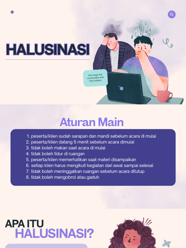 Panduan Mengatasi Halusinasi dan Gejalanya | PDF