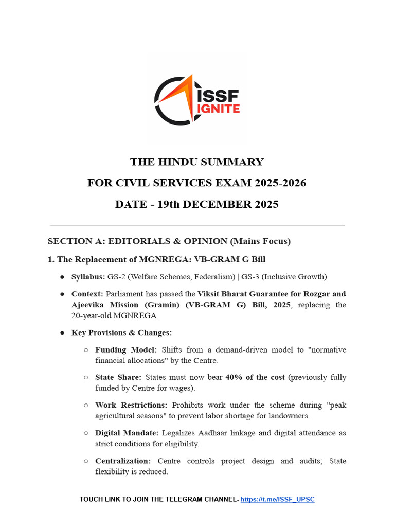 Civil Services Exam 2025-26: Key Updates | PDF | Nuclear Power ...