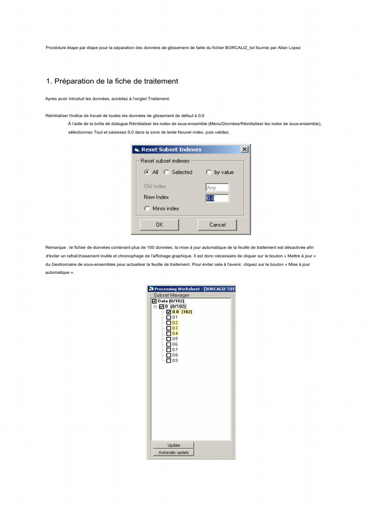 Séparation des données de glissement de faille | PDF | Tenseur