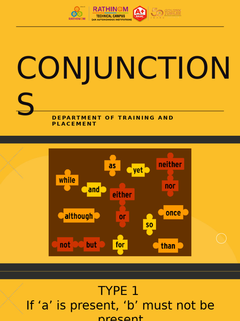 Understanding Conjunctions and Exercises | PDF