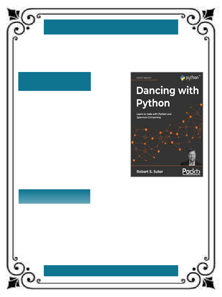 Dancing with Python Learn Python software development from scratch and ...
