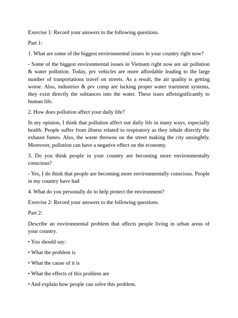 Environment | PDF