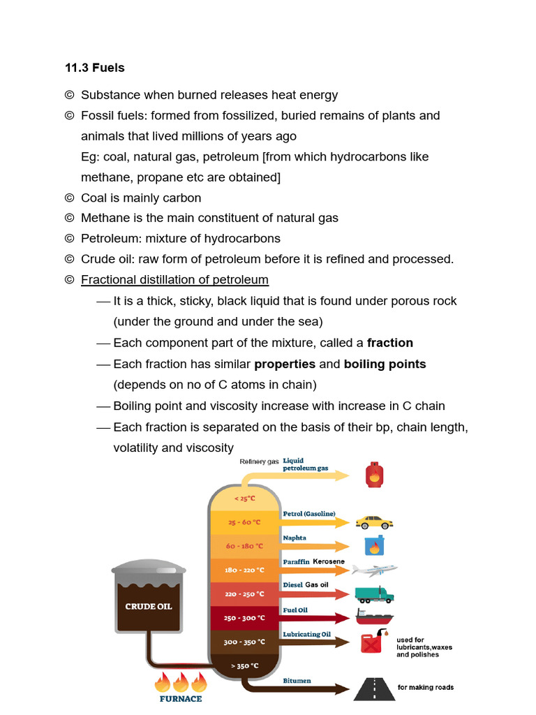 Understanding Fossil Fuels and Distillation | PDF
