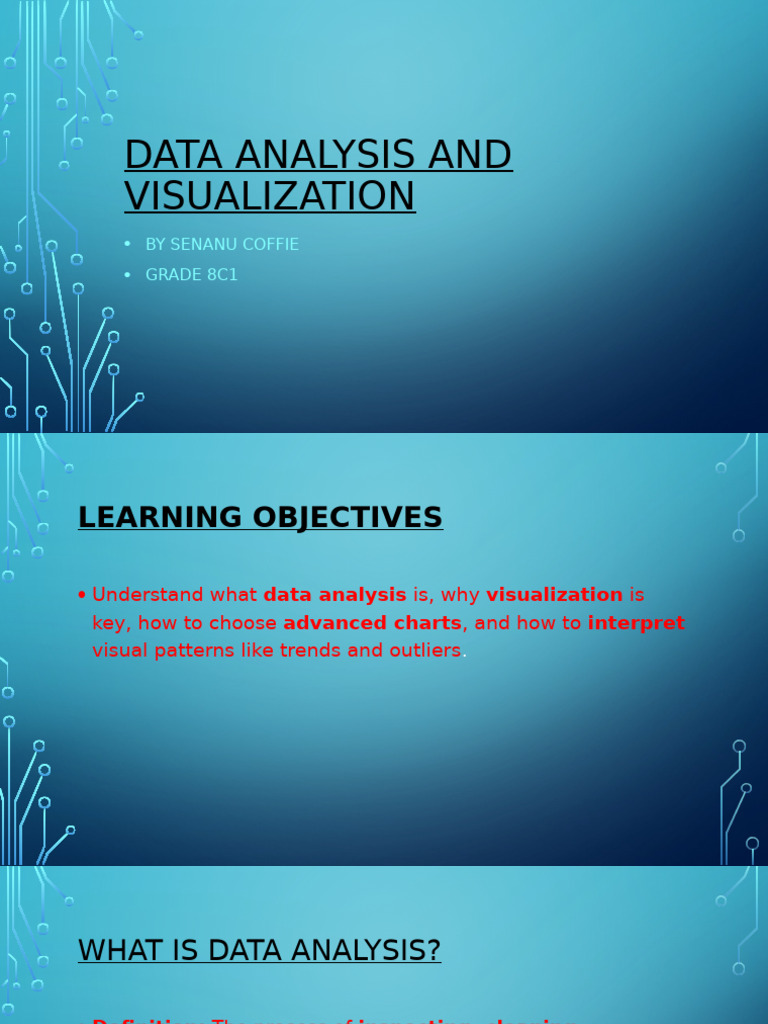 Data Analysis and Visualization Guide | PDF | Data Analysis | Chart