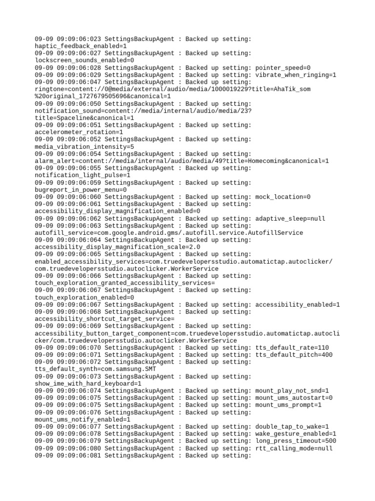 Settings Provider | PDF | Software | Computing