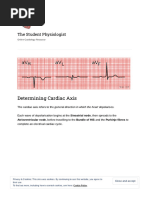 ECG Axis Interpretation Guide | PDF | Electrocardiography | Cardiology
