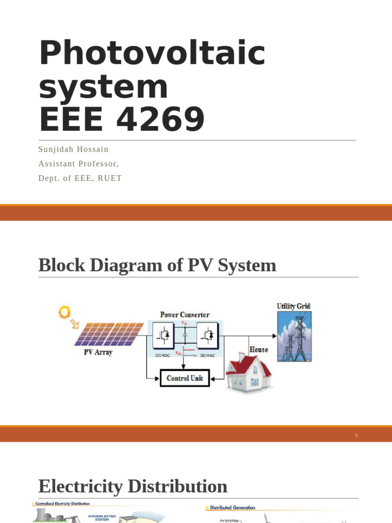 Lec3 | PDF | Photovoltaic System | Photovoltaics