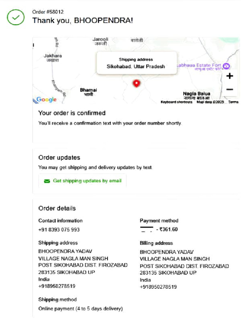 Order Confirmation Details for Customers | PDF | System Software | Software
