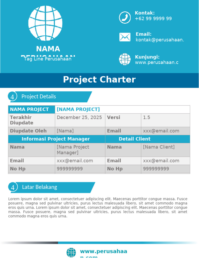 Project Charter Overview and Details | PDF