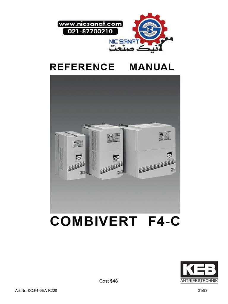 Inverter KEB F4 Manual | PDF | Power Inverter | Capacitor