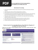 Panduan Reset Password Elearning UT | PDF | Komputer