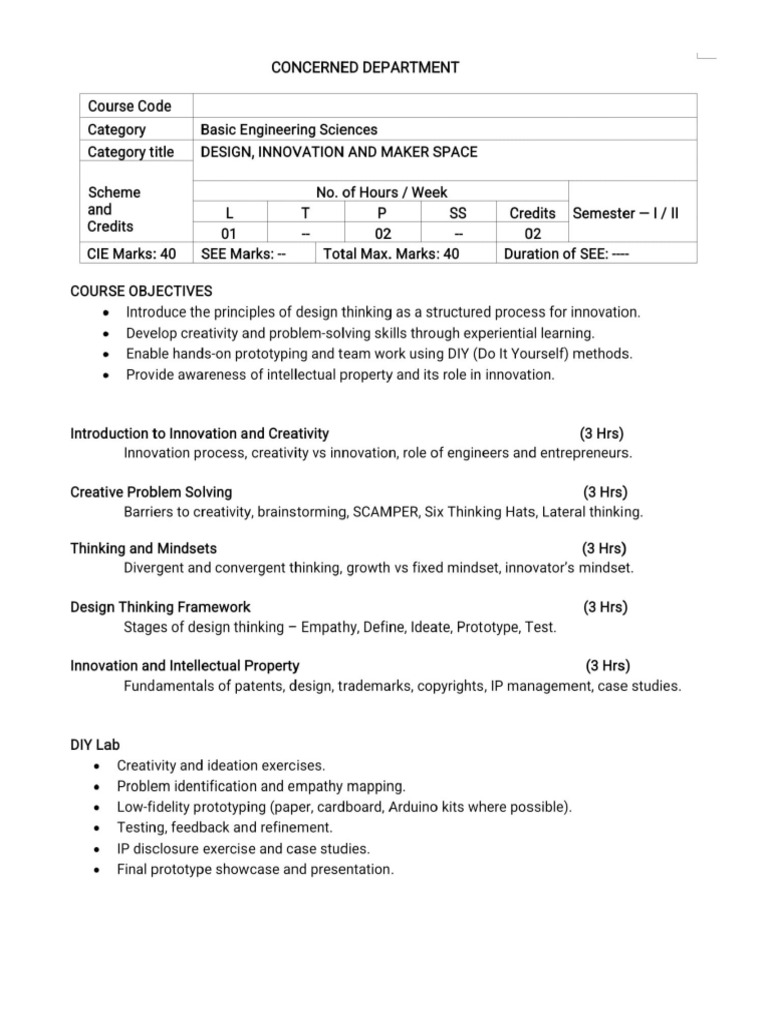 Innovation Process: Design Thinking Guide | PDF | Intellectual Property ...