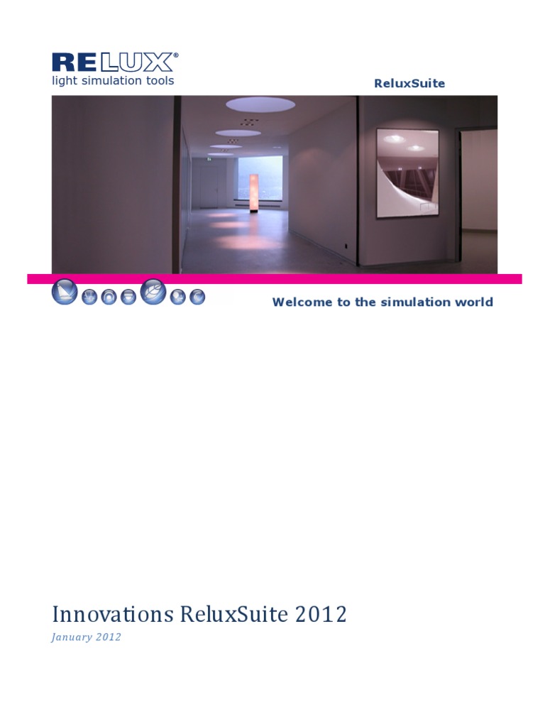 Innovations Reluxsuite 2012: Light Simulation Tools | PDF | Sphere ...