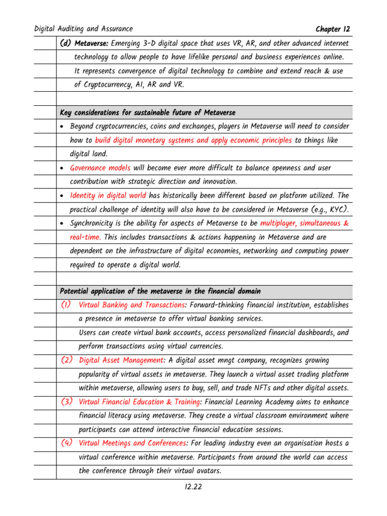 Final Audit - Class Notes - Changes (4th to 5th Edition) | PDF ...