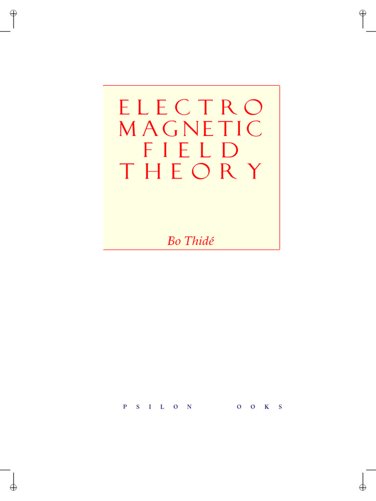 Electromagnetic Field Theory Overview | PDF | Electromagnetism | Tensor