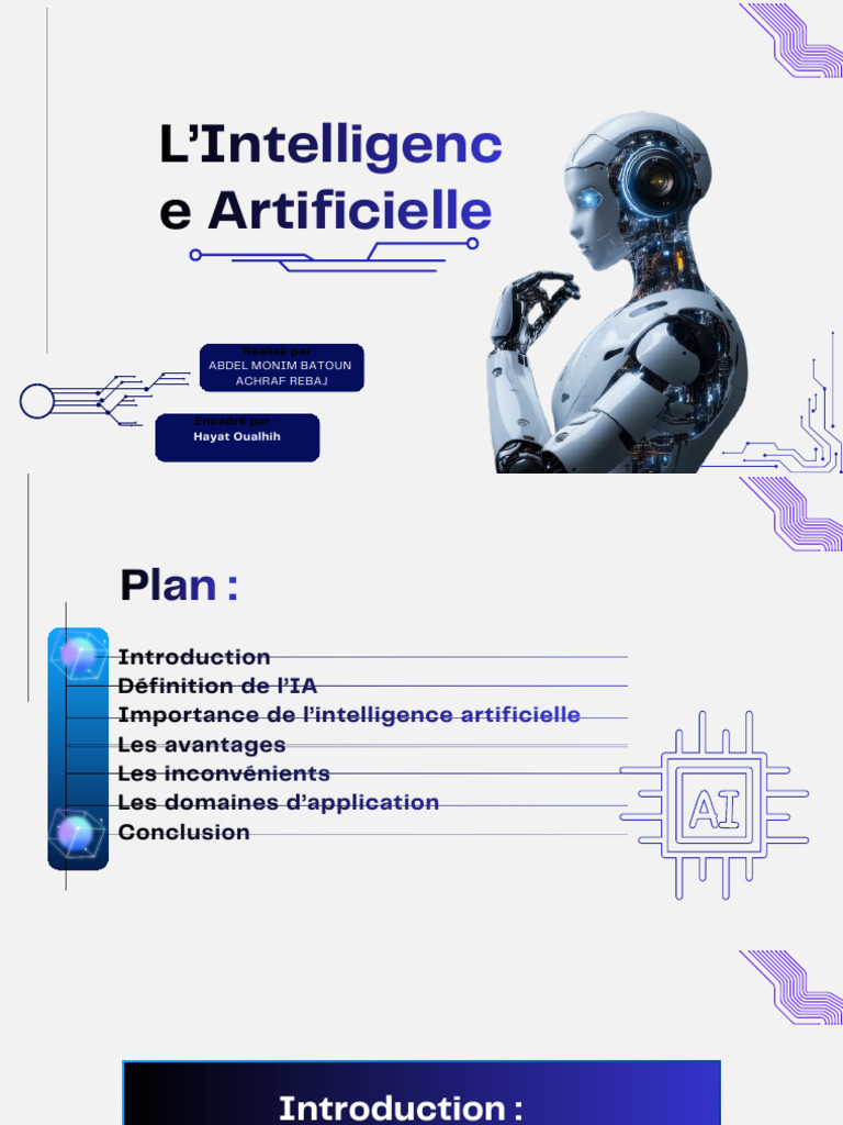 Impact et enjeux de l'intelligence artificielle | PDF | Intelligence ...