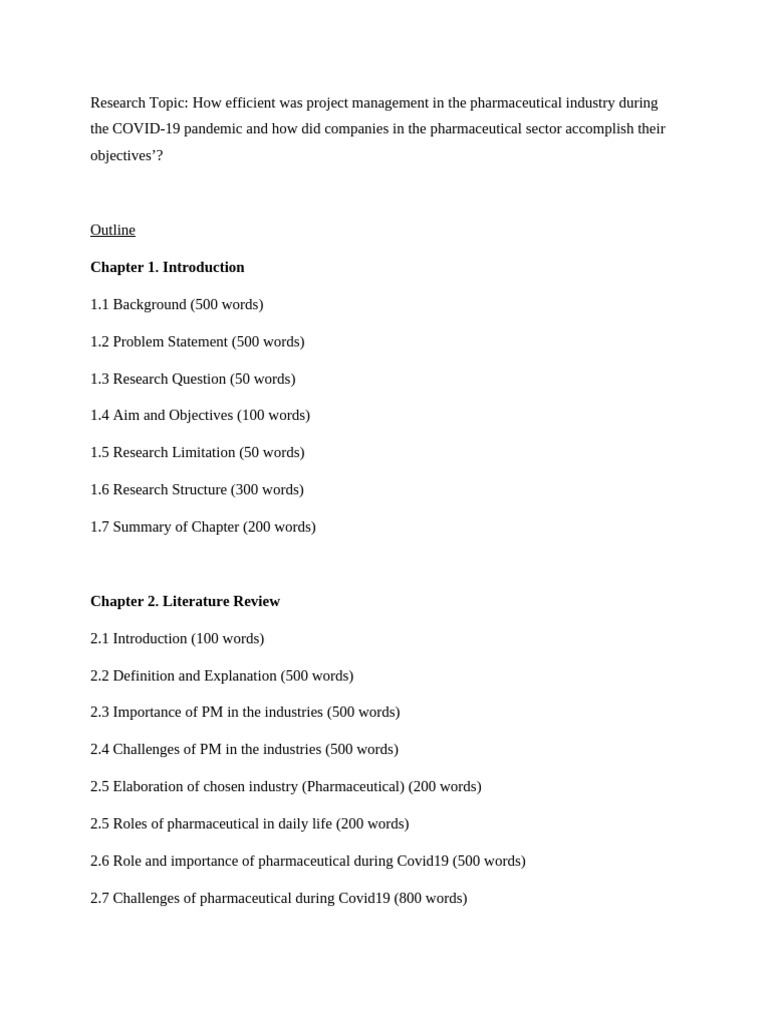 Project Management in Pharma During COVID | PDF