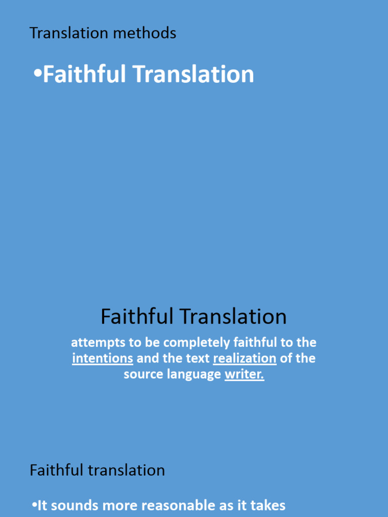 Translation Methods Explained | PDF | Translations | Semantics
