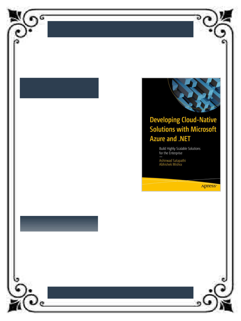 Developing Cloud-Native Solutions with Microsoft Azure and .NET: Build ...