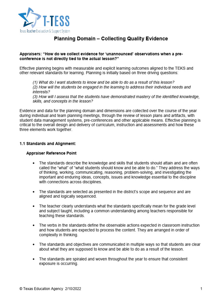 Collecting Quality Evidence in Education | PDF | Educational Assessment ...