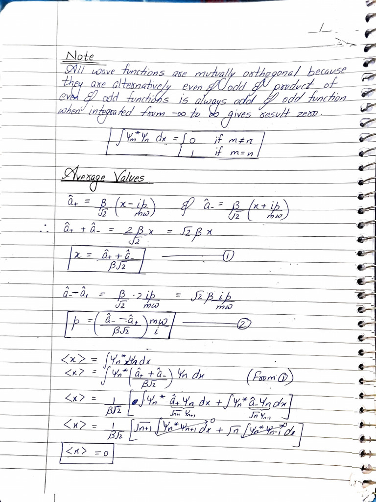 Quantum Mechanics: Key Formulas and Concepts | PDF
