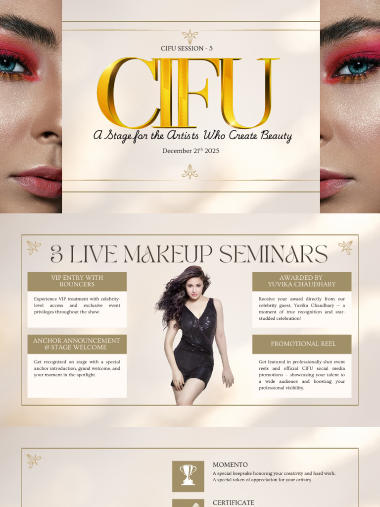 CIFU Makeup Artist PPT (3) | PDF