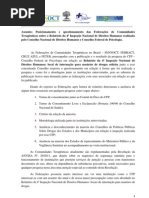 Manifestacao Federacoes de Cts Sobre Relatorio Cfp