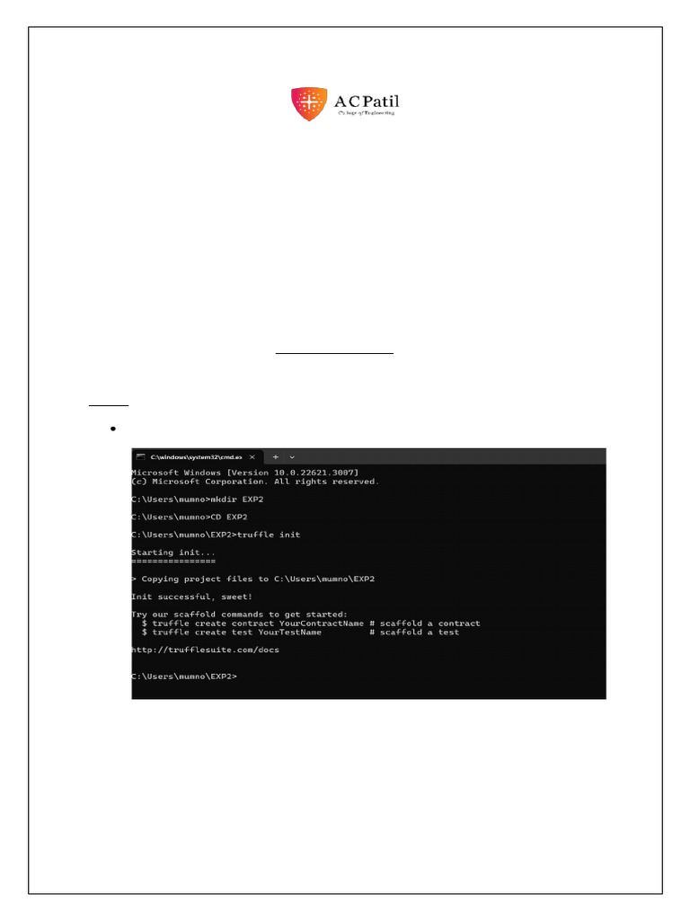Deploy Smart Contracts with Truffle | PDF | Command Line Interface ...