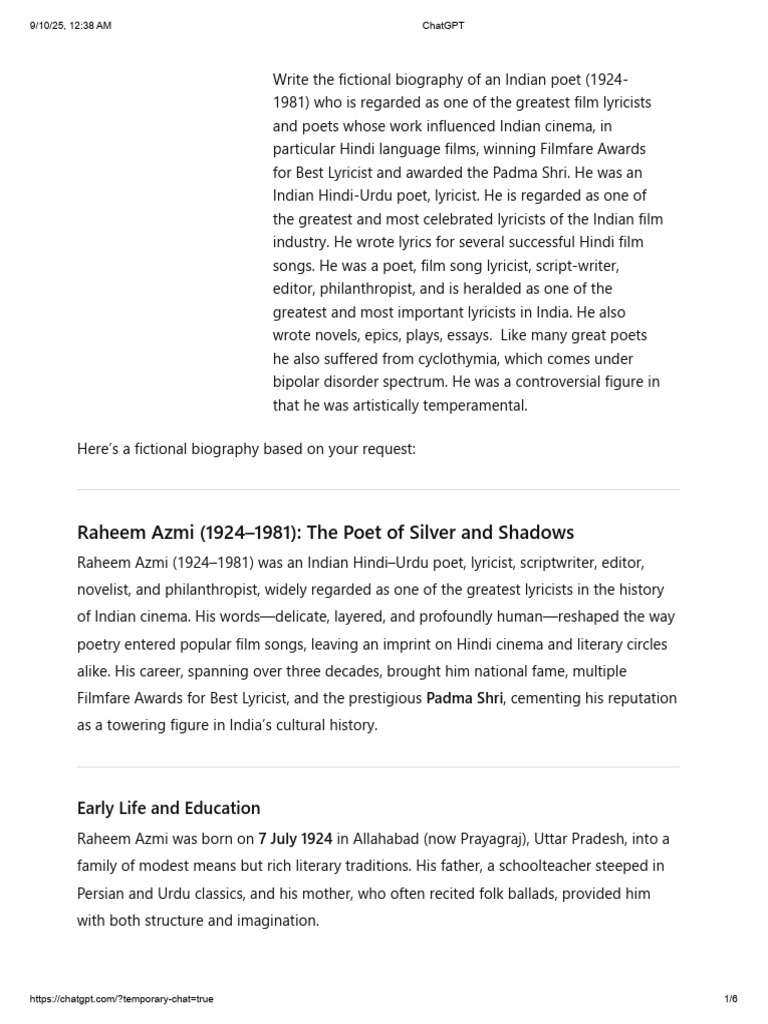 Azmi | PDF | Poetry