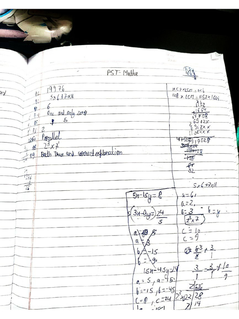 PST Maths | PDF