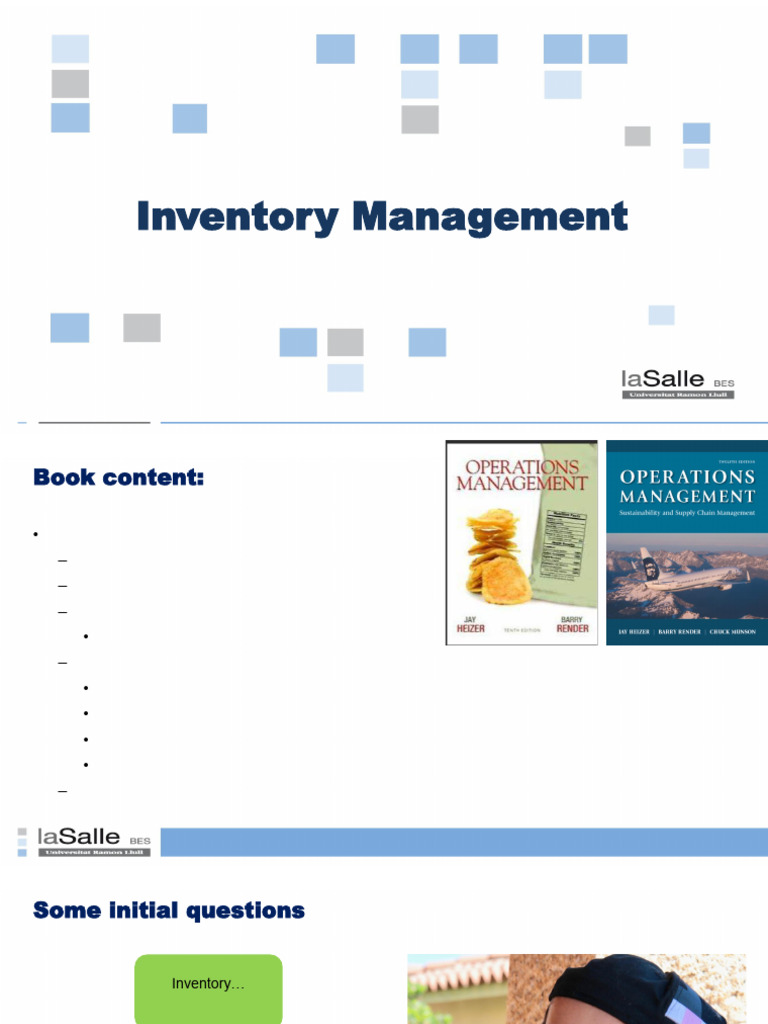 Inventory Management Principles Explained | PDF | Inventory | Business