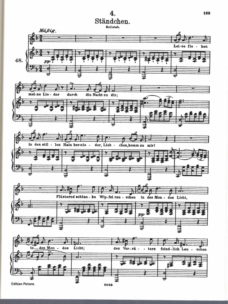 Standchen Shubert | PDF