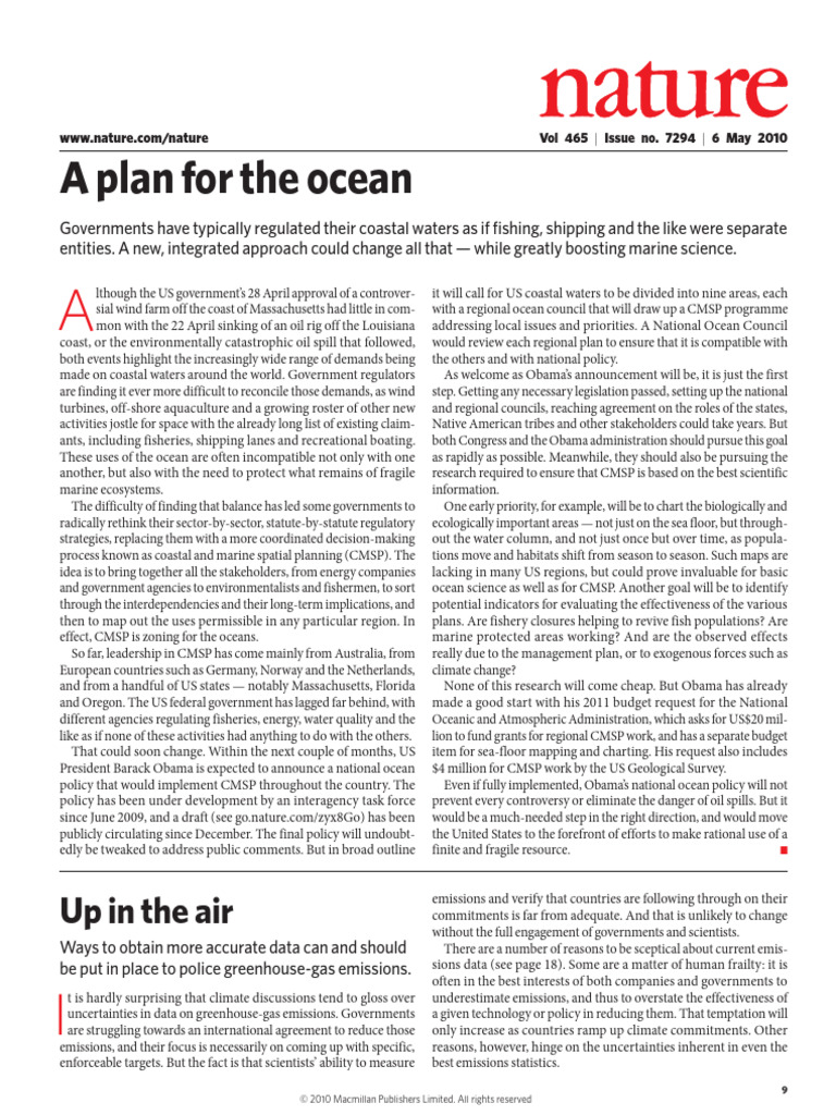 Nature Magazine May 6 2010 | PDF | Bacteria | Rna