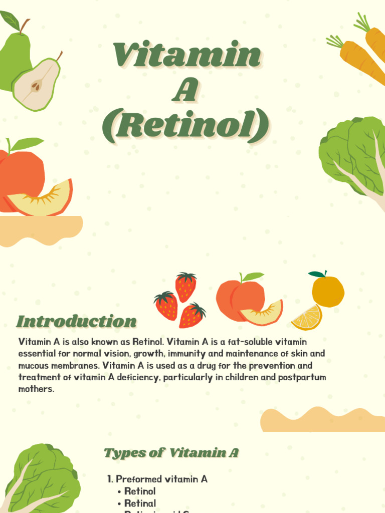 Vitamin A (Retinol) (1) | PDF