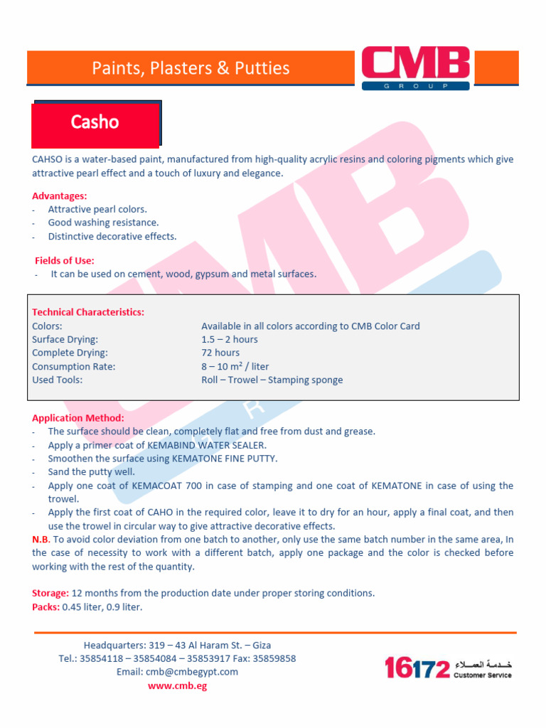 High-Quality Water-Based Paint Guide | PDF