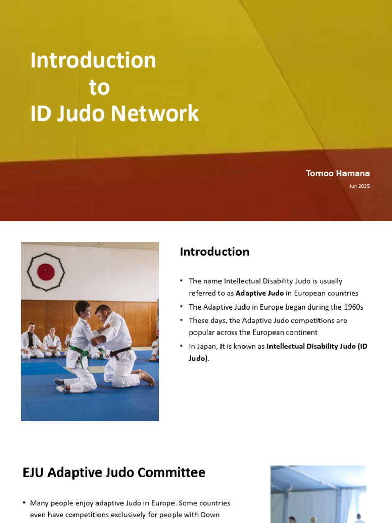 Introduction To ID Judo Network v2 | PDF | Judo | Multi Sport Events