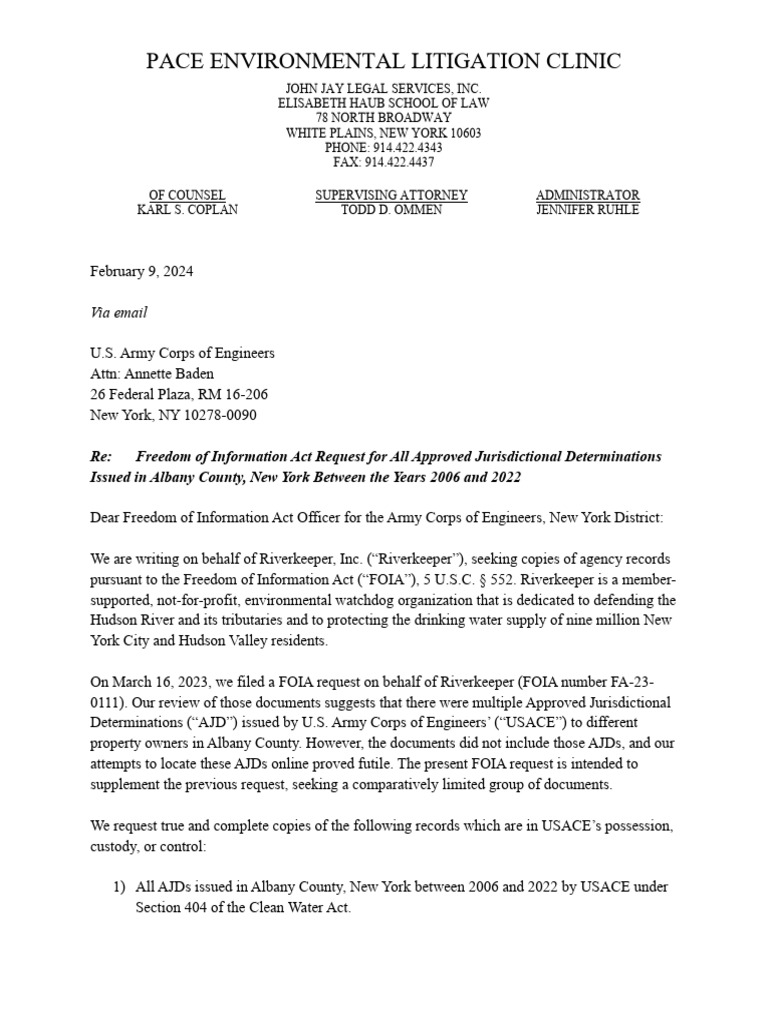 FOIA Request for Albany County AJDs | PDF | Freedom Of Information Act ...
