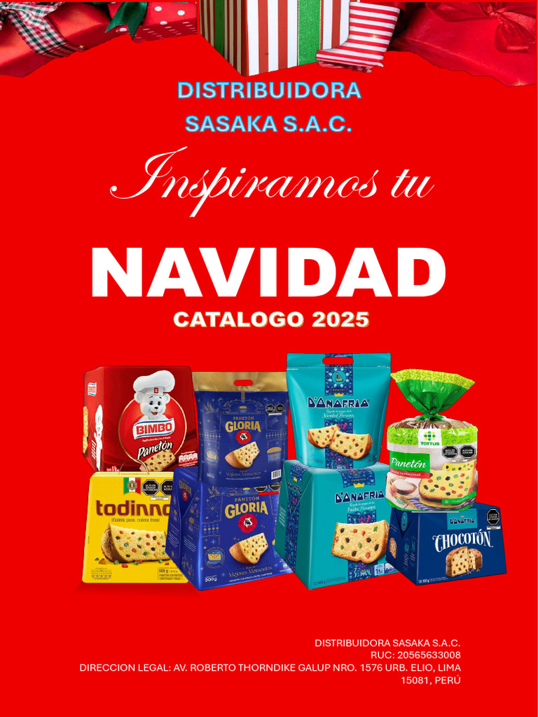 Catálogo de Productos Navideños 2024-2025 | PDF | Alimentos