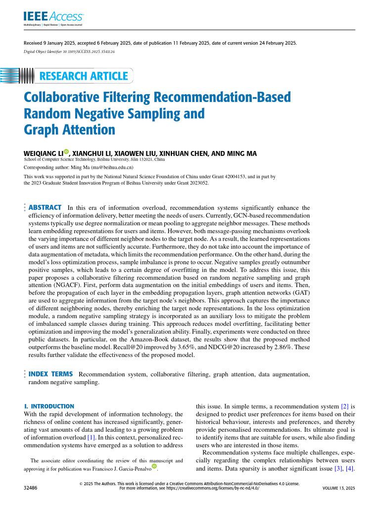 Graph Attention in Collaborative Filtering | PDF | Applied Mathematics