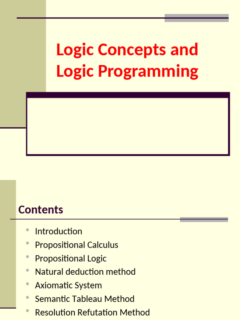 6-Propositional Logic - Natural Deduction System, Axiomatic System ...