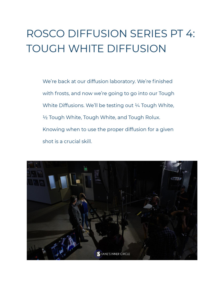 Tough White Diffusion Techniques Explained | PDF