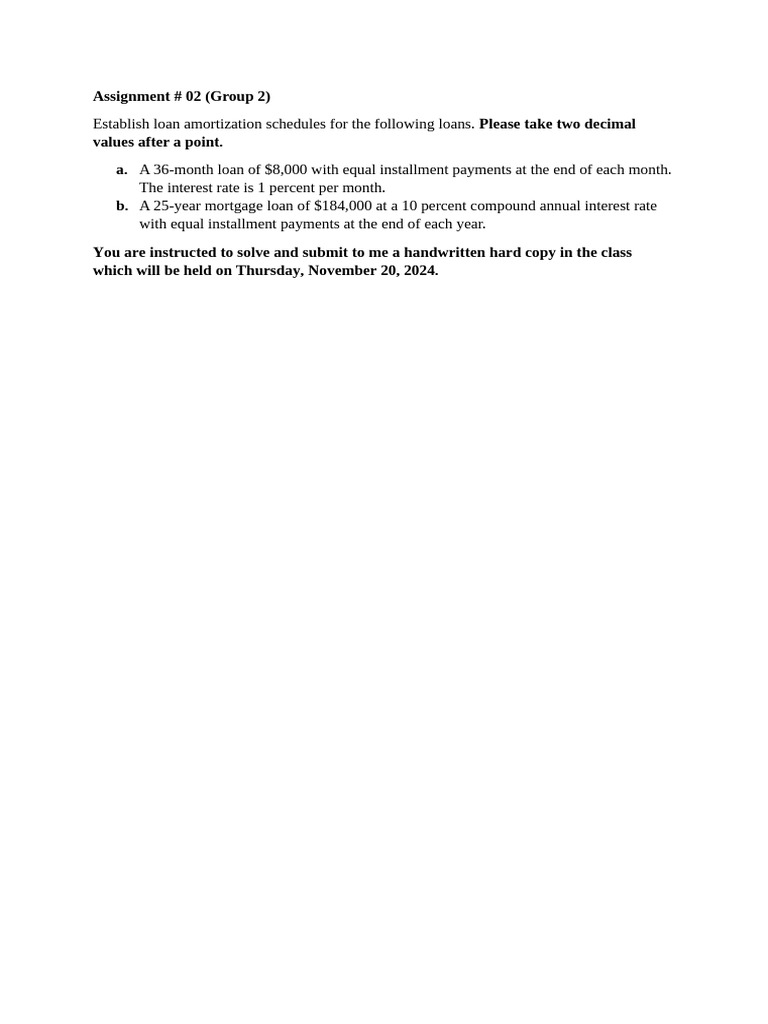 Assignment# 02 (Group 2) | PDF